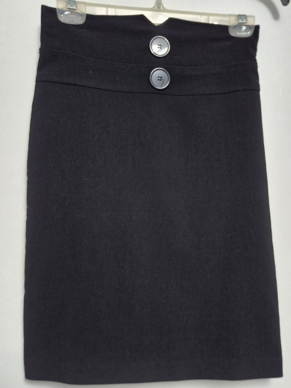 Mini Skirt, SPRING STREET. Size 7. Black